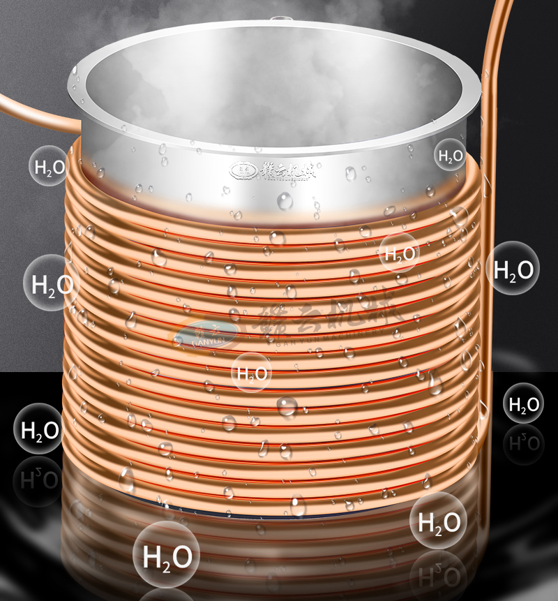 內(nèi)桶環(huán)繞銅管制冷系統(tǒng)